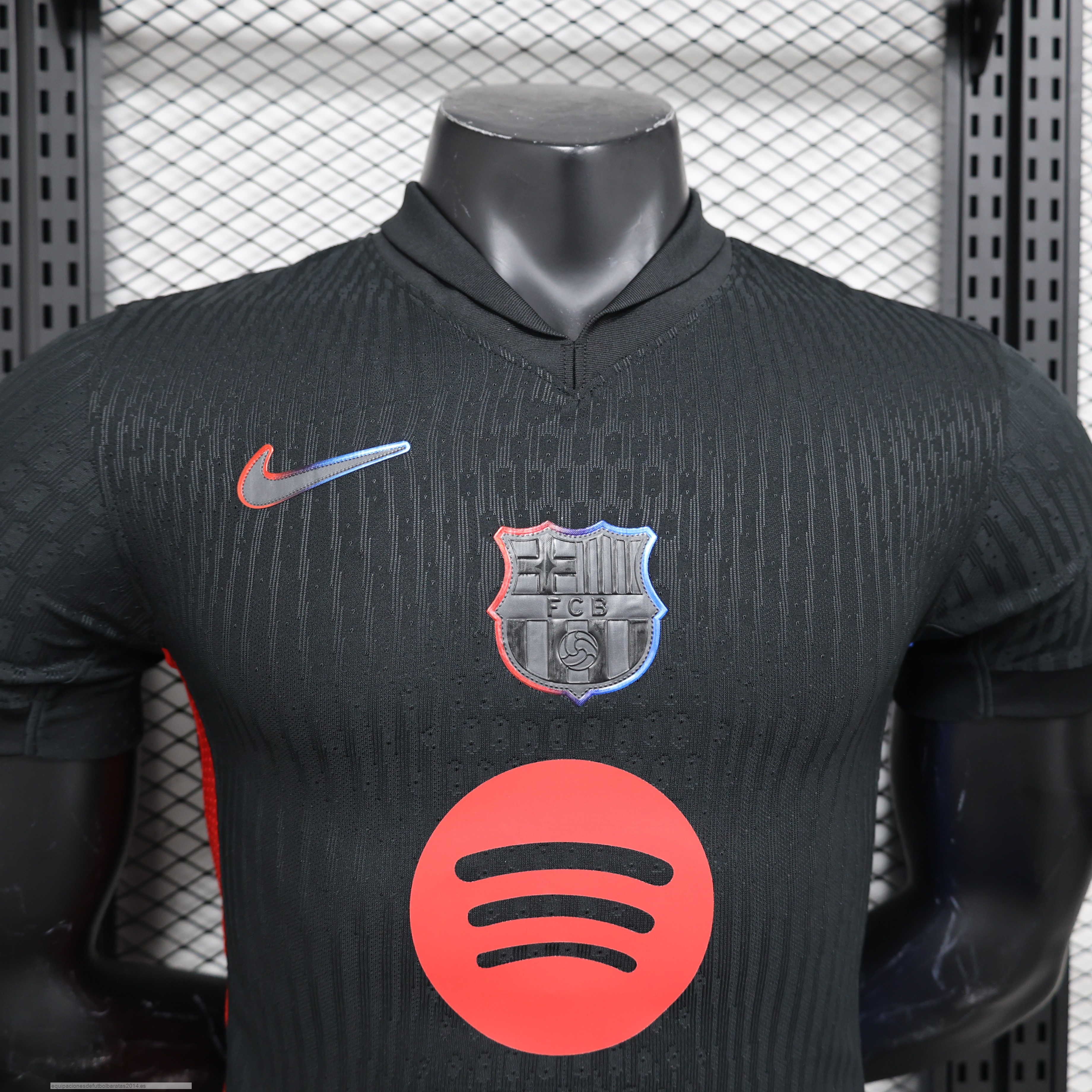 Nuevo 2ª Jugadores Camiseta Barcelona 24/25 I Negro Baratas